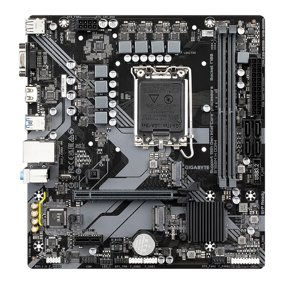Gigabyte GA B760M H DDR4  1700   D  PC-Zubehoer