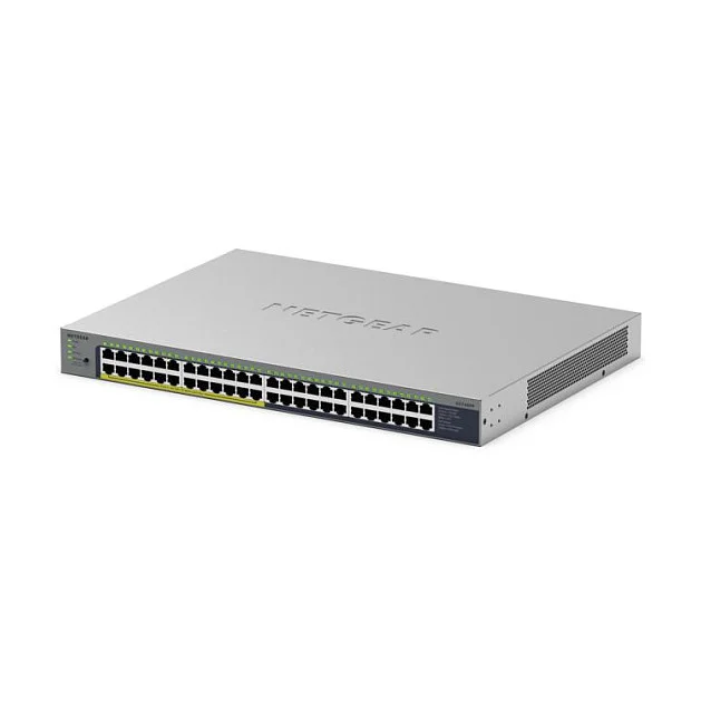 NETGEAR GS748PP Unmanaged Gigabit Ethernet  10 100 1000  Power over Ethernet  PoE  Grau Switches