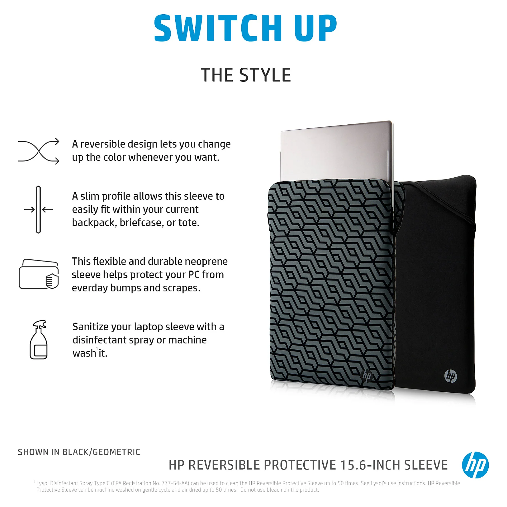 HP Wende Schutzhuelle fuer 15 6 Zoll Zoll Laptop in Silber Notebook & Tablet Zubehoer