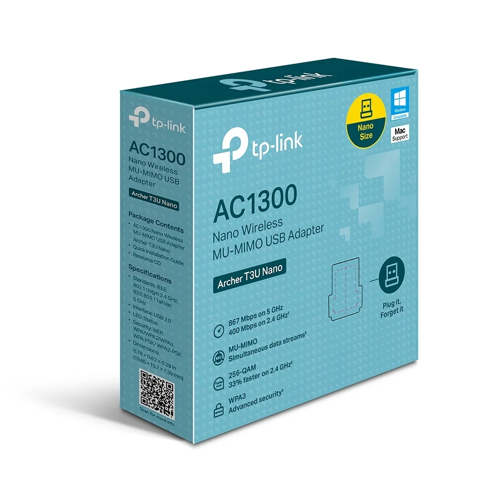 TP Link archer t3u nano Netzwerk