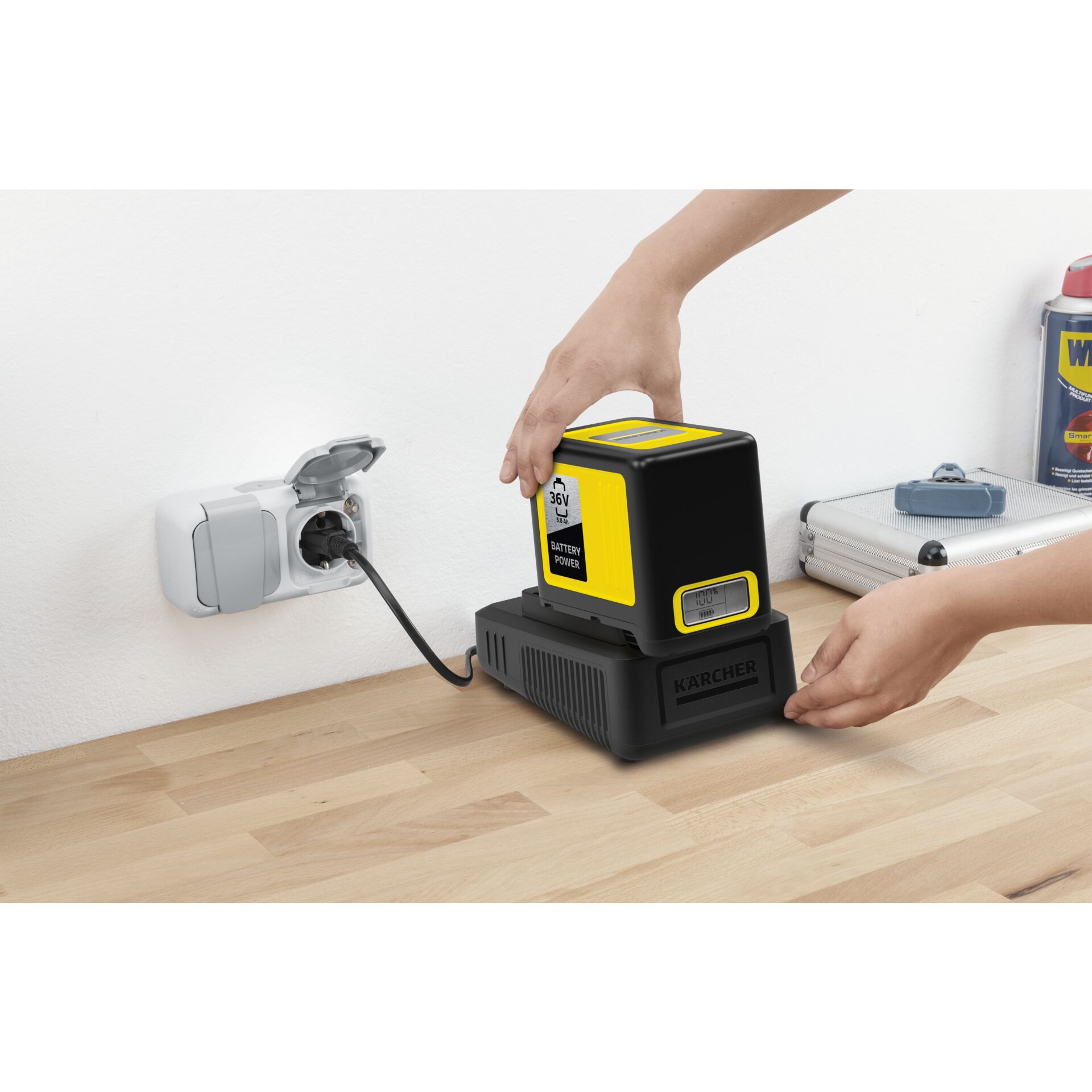 Kaercher Starter Kit Battery Power 36 50 Werkzeug-Akkus