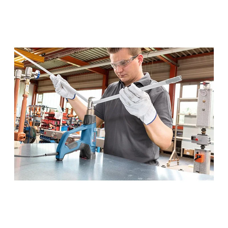 Bosch Powertools Heiluftgeblse GHG 23 66 Professional   5 teilges Zubehr  blau schwarz  2 300 Watt  L BOXX  Heimwerken & Garten