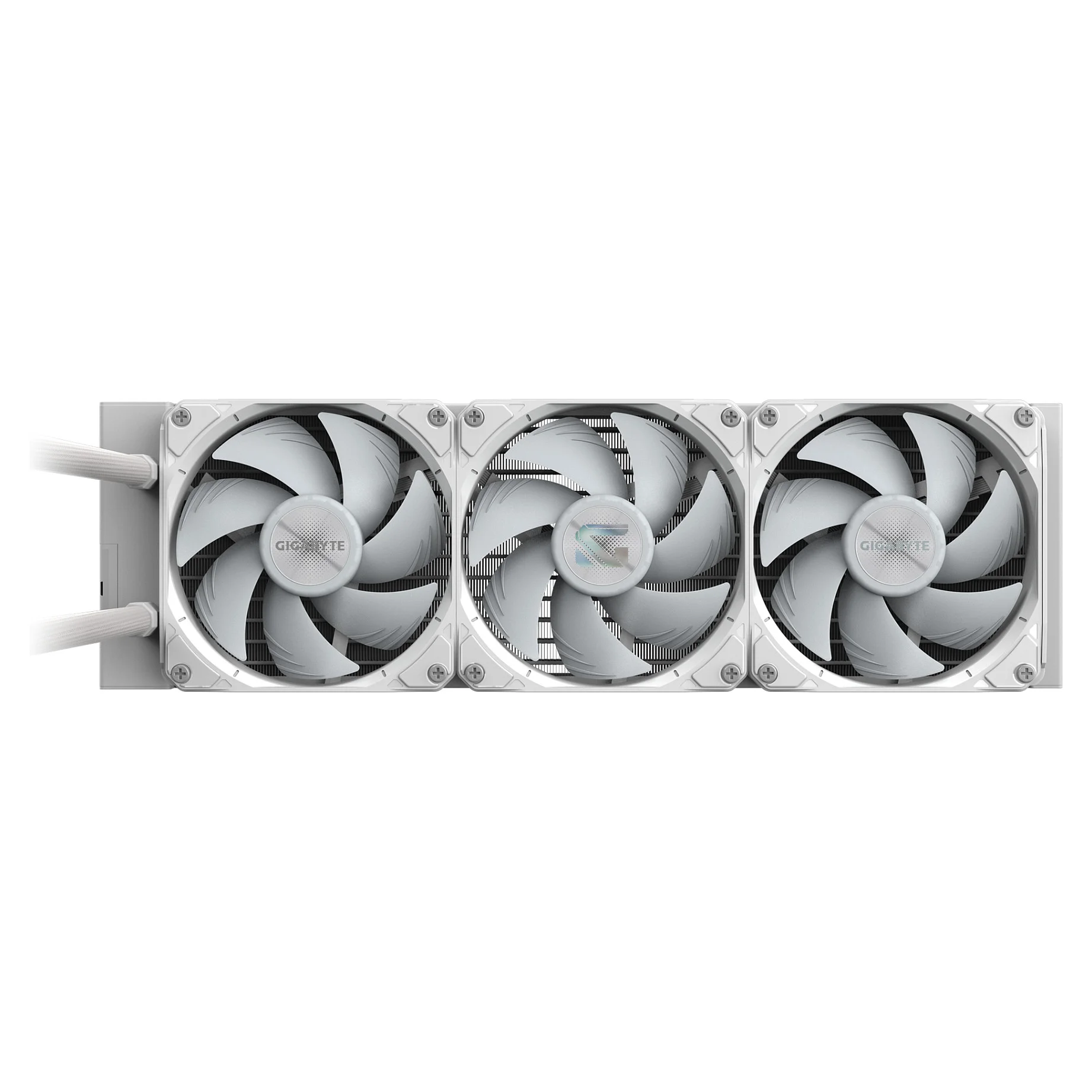 GIGABYTE GAMING 360 ICE Fluessigkeitskuehler fuer CPU   3x120 mm ARGB Luefter  Schiebe Verriegelungsmechanismus  DAISY CHAIN  Kompatibel mit Intel LGA 1851 und AMD AM5 PC-Komponenten