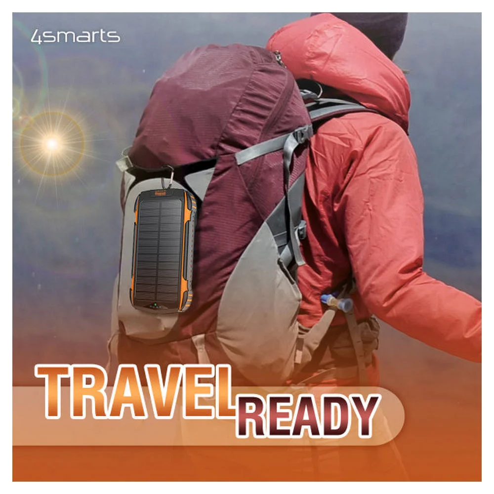4SMARTS Solar Powerbank Rugged TitanPack UltiMag  black Akkus Powerbanks & Kabel