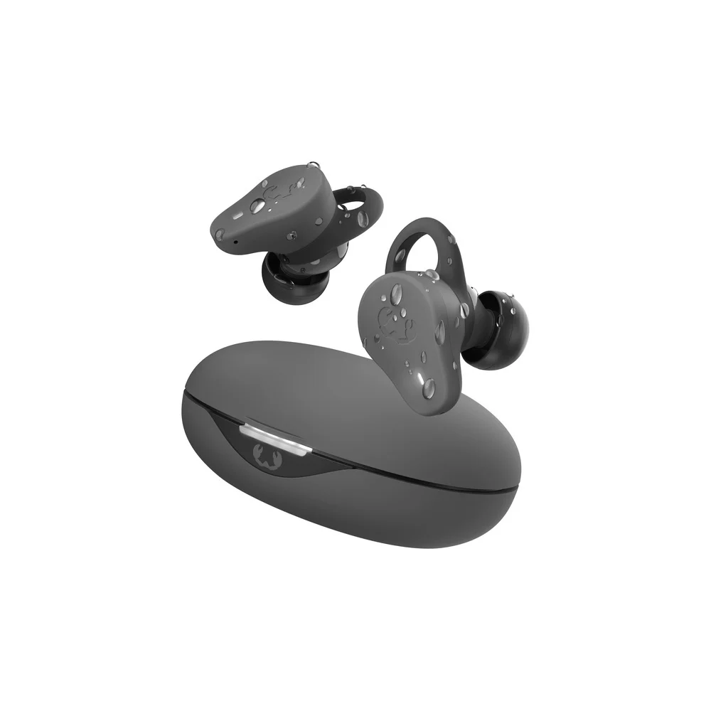 FRESH N REBEL True Wireless In Ear Sport Kopfhoerer Twins Rush mit Hybrid ANC Storm Grey