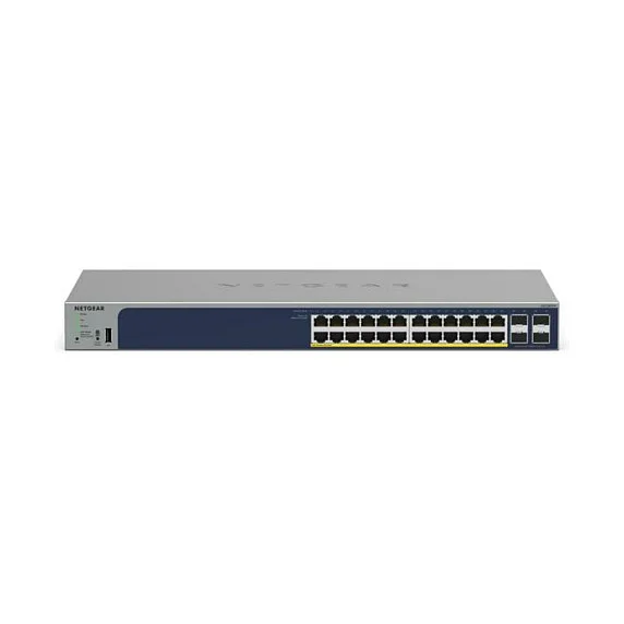 NETGEAR GS728TPP Managed L2 L3 L4 Gigabit Ethernet  10 100 1000  Power over Ethernet  PoE  Grau Switches