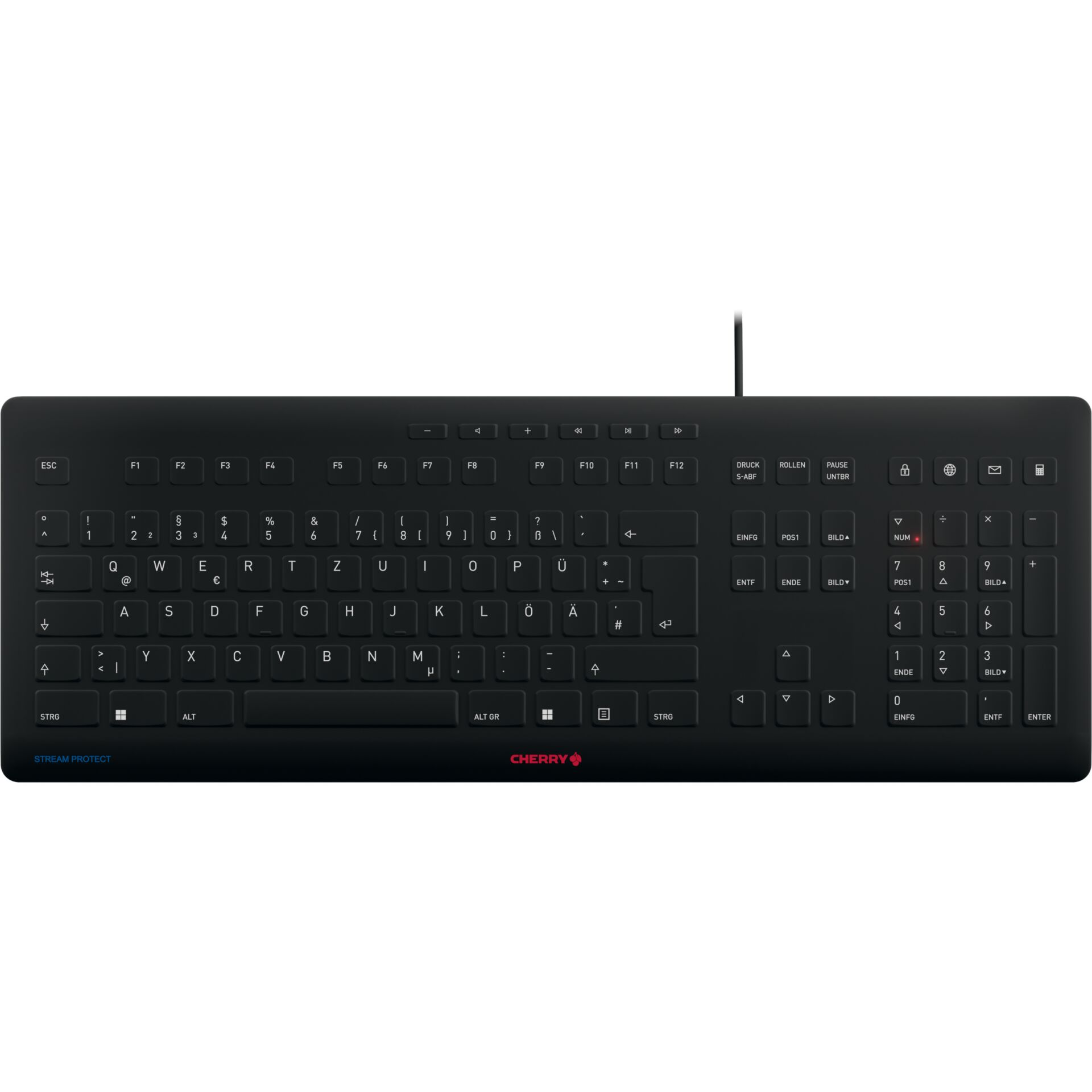 CHERRY Stream Protect schwarz Tastaturen & Maeuse