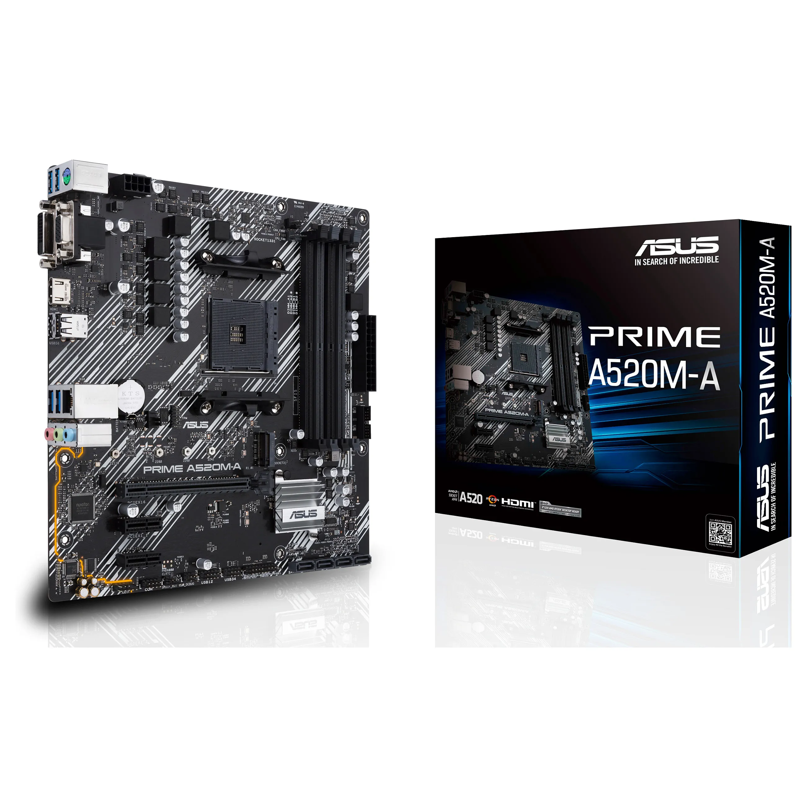 ASUS PRIME A520M A II CSM AMD A520 Sockel AM4 micro ATX PC-Zubehoer
