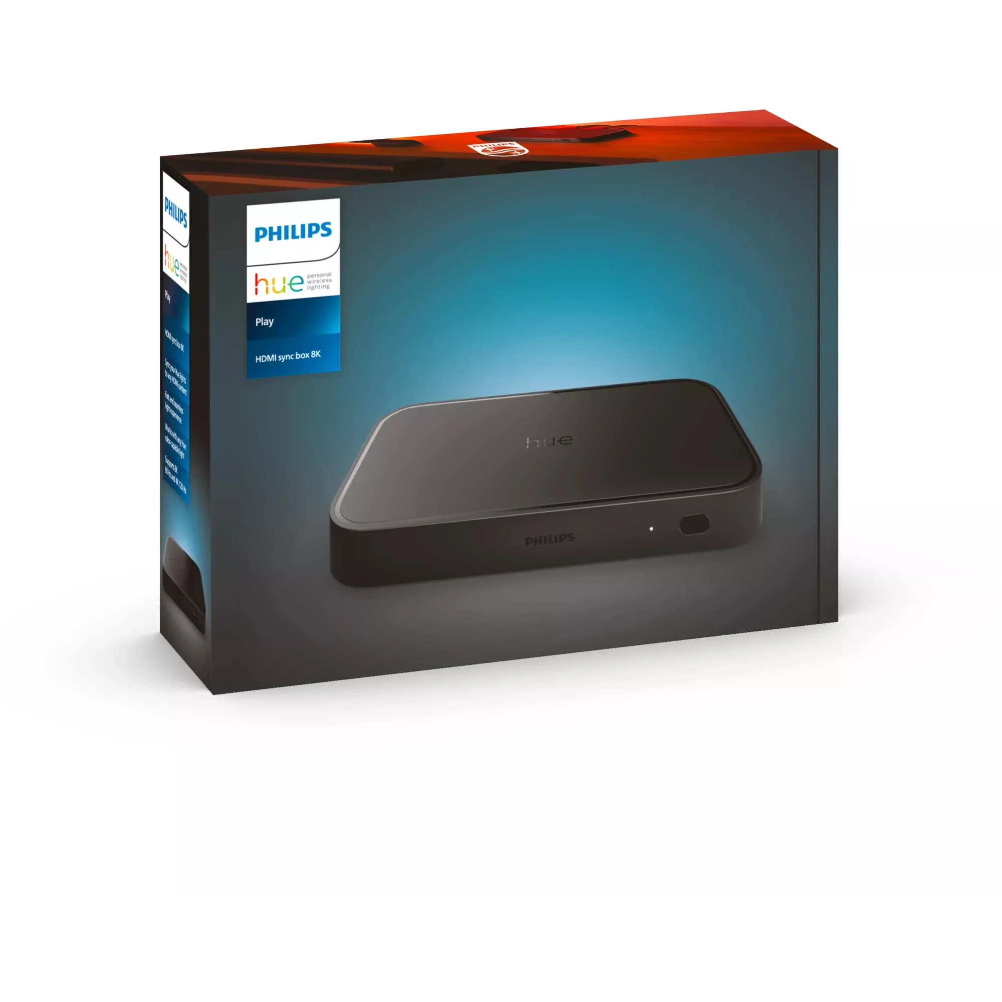 Philips Hue Play HDMI Hue Sync Box 8K Sprachsteuerung