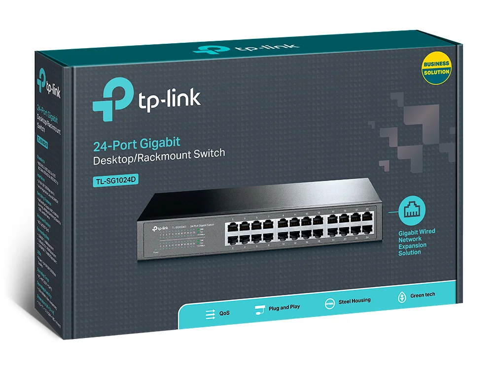 TP Link 24 Port Gigabit Desktop Rackmount Switch Switches