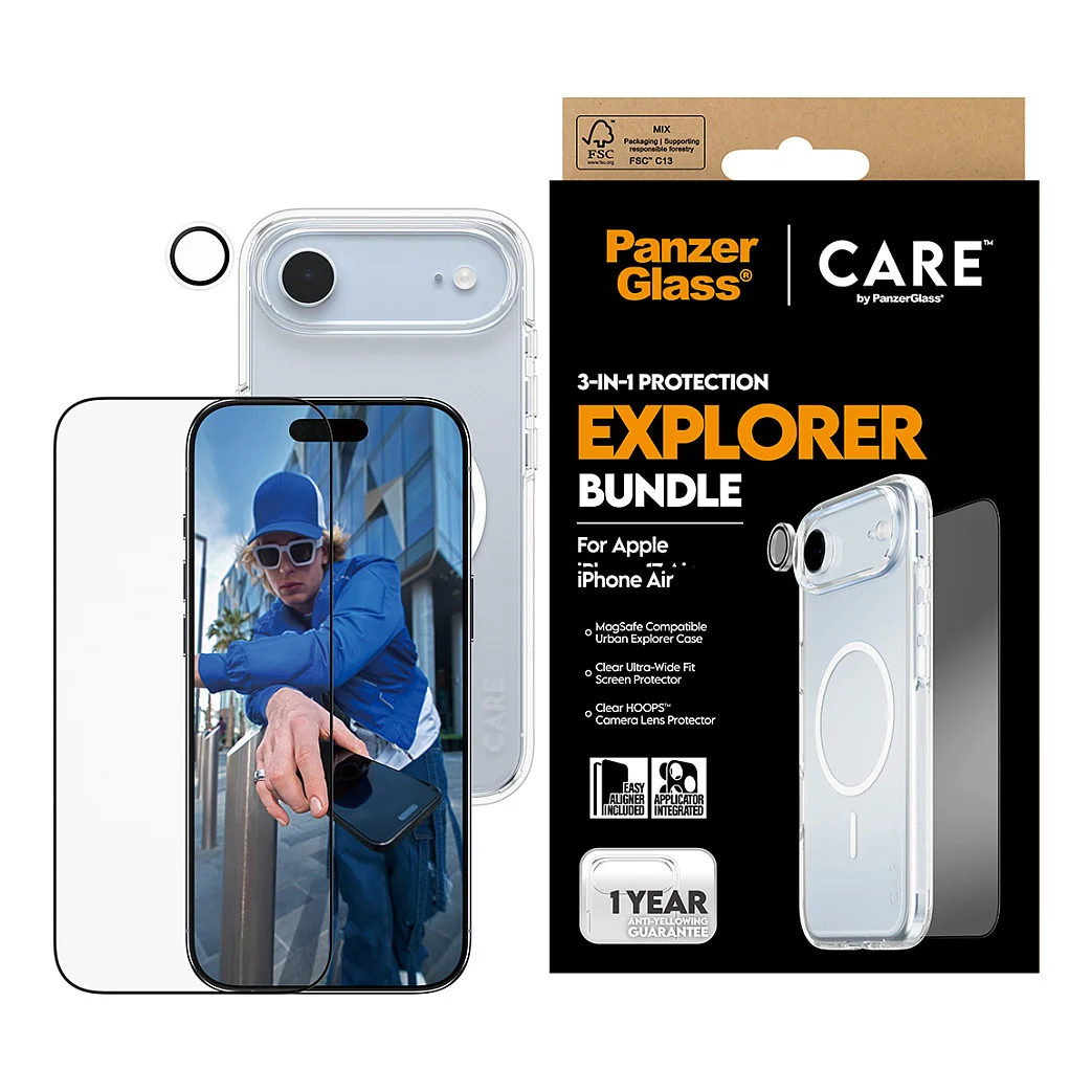 PanzerGlass     CARE by   3 in 1 Explorer Set iPhone Air Notebook & Tablet Zubehoer