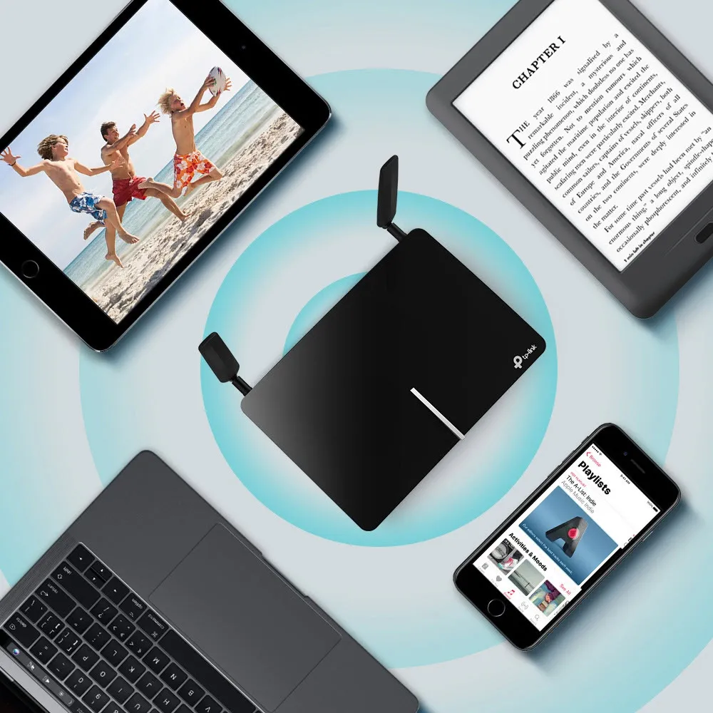 TP Link MR600 LTE Router 300 Mbit s 4G 3G Dual Band WiFi Schwarz