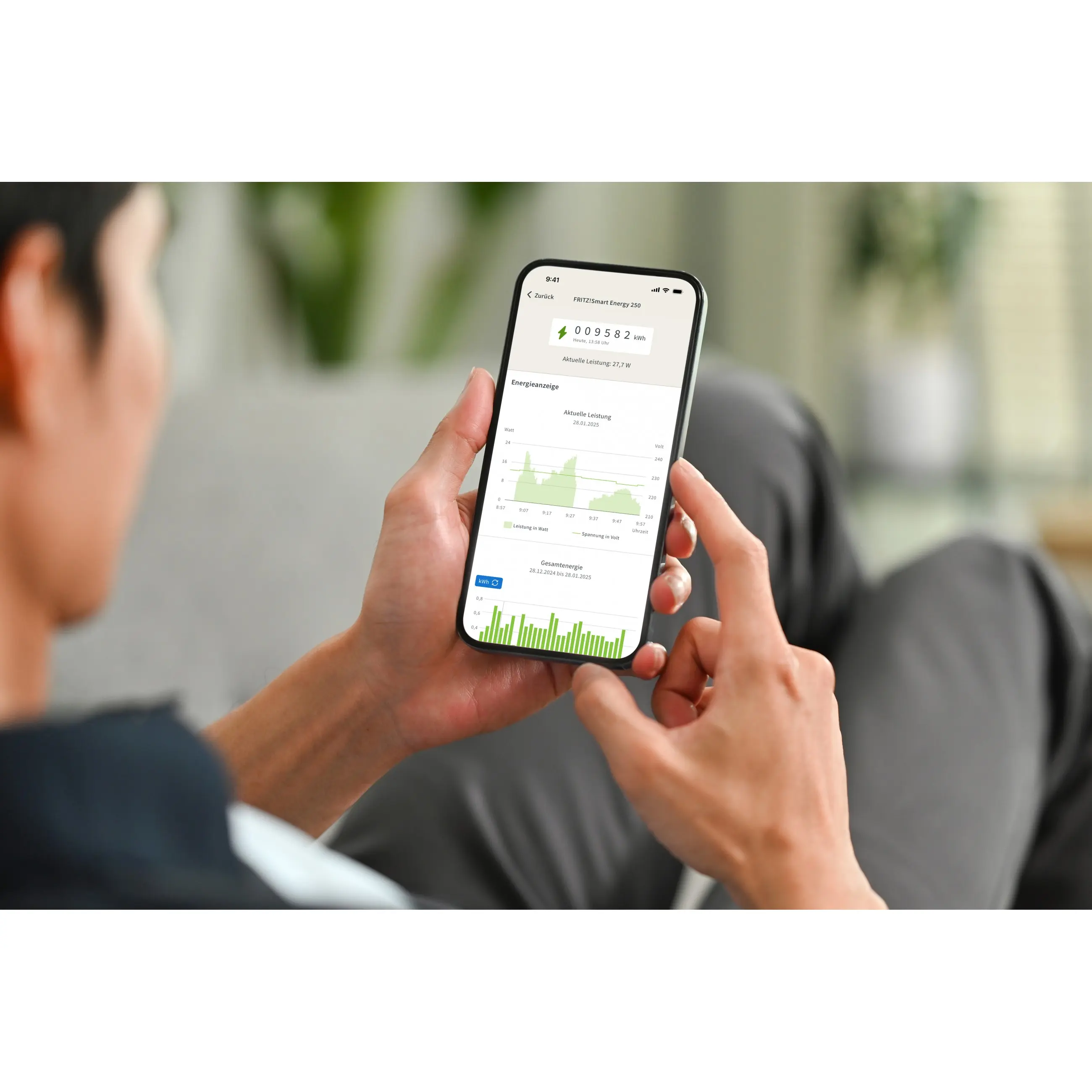 FRITZ  Smart Energy 250  Home Sender Kabellos Wand montiert RF Wireless Smart Home Zubehoer