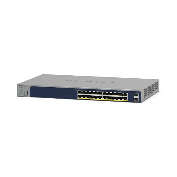 NETGEAR GS724TPP Managed L2 Gigabit Ethernet  10 100 1000  Power over Ethernet  PoE  Grau Switches