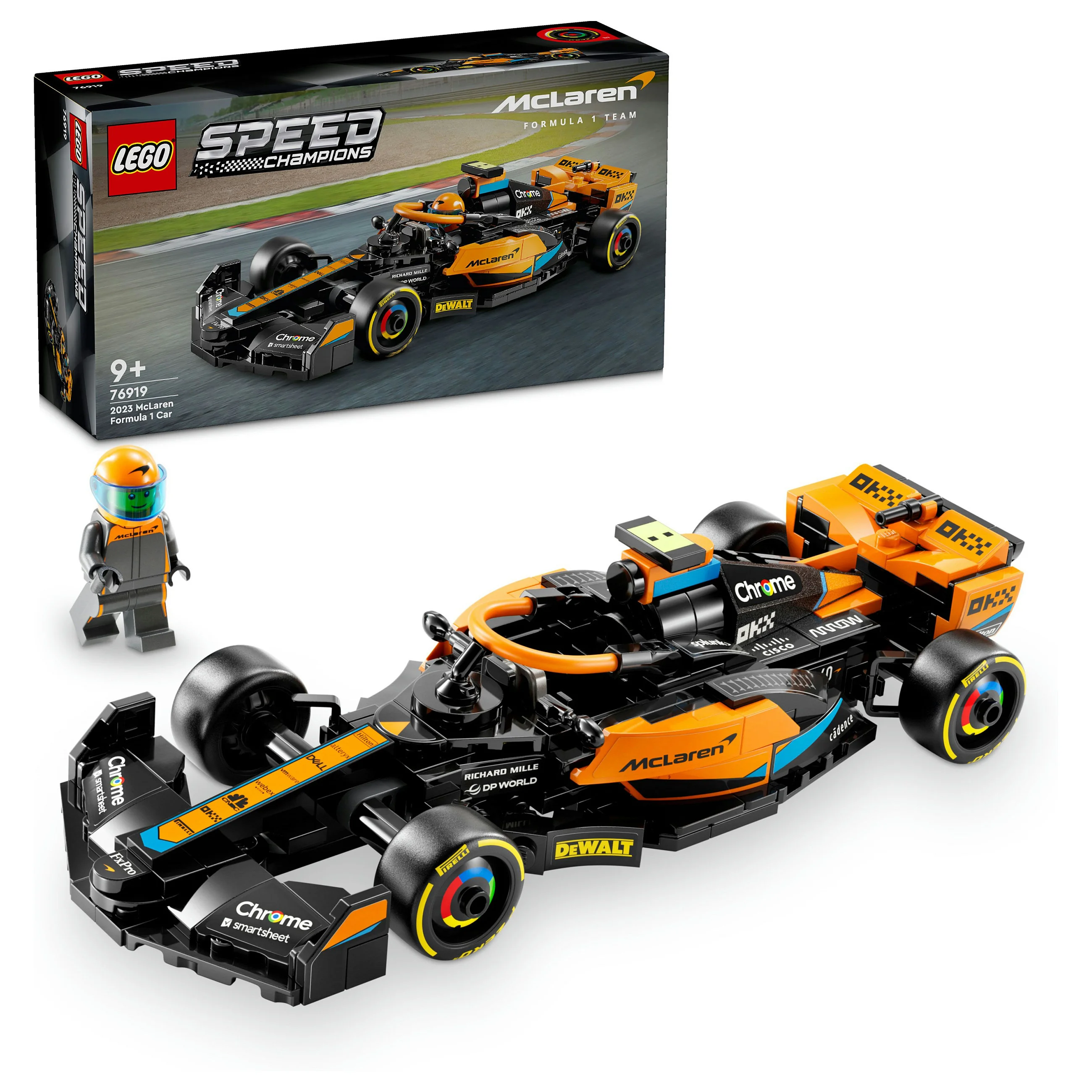 LEGO Speed Champions McLaren Formel 1 Rennwagen 2023 76919 Spielwaren