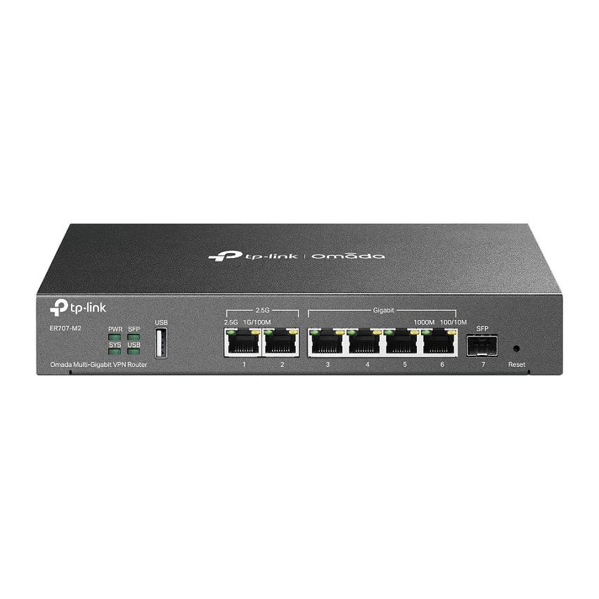TP Link Omada ER707 M2 Kabelrouter 2 5 Gigabit Ethernet  Schnelles Ethernet  Gigabit Ethernet Schwarz Router