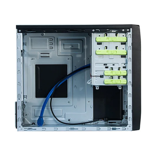 Chieftec CT 04B OP Mini Tower Gehaeuse Schwarz   Kompakt PC Gehaeuse PC-Komponenten