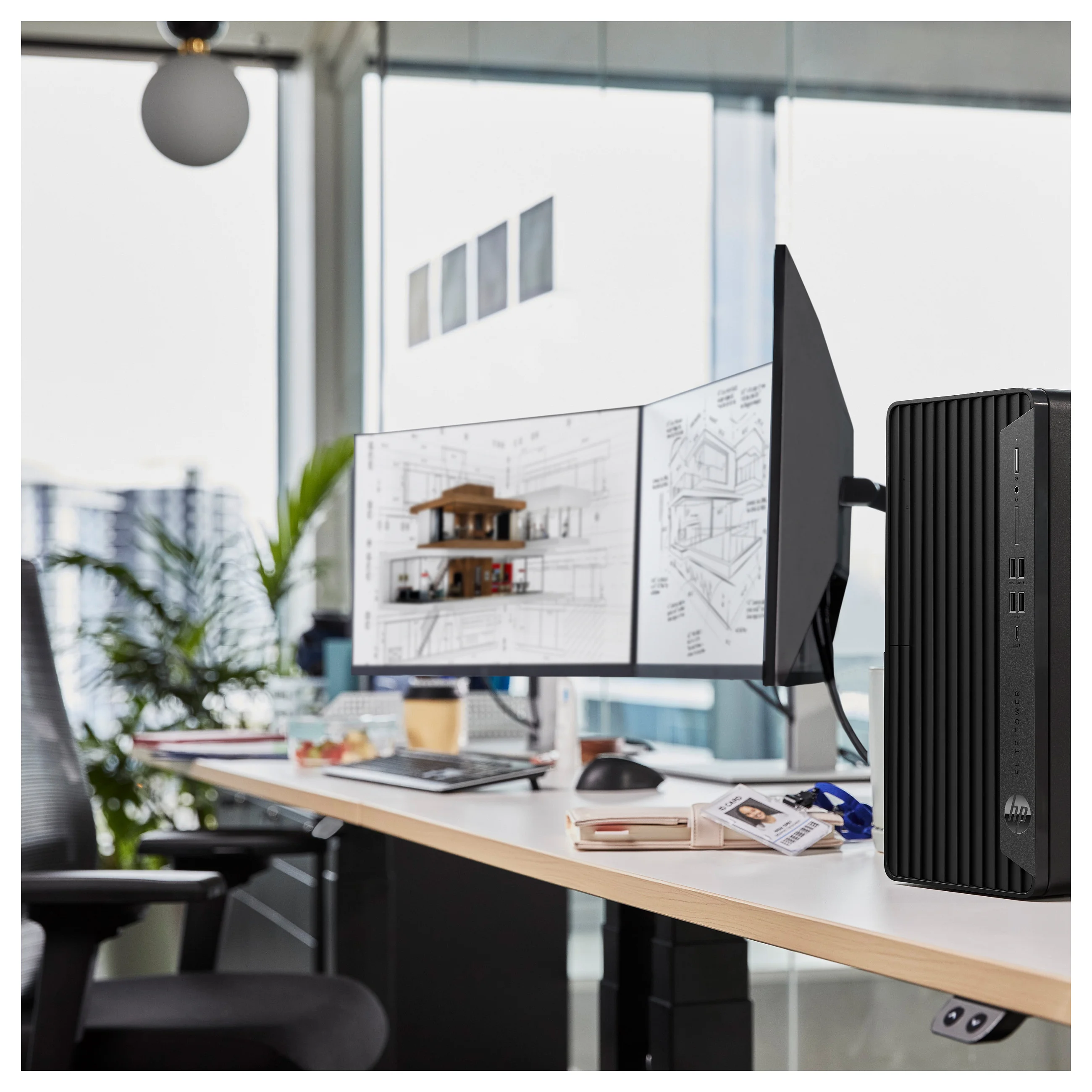 HP Elite Tower 800 G9 Intel  Core  i5 i5 14500 16 GB DDR5 SDRAM 512 GB SSD Windows 11 Pro PC Schwarz PC-Zubehoer