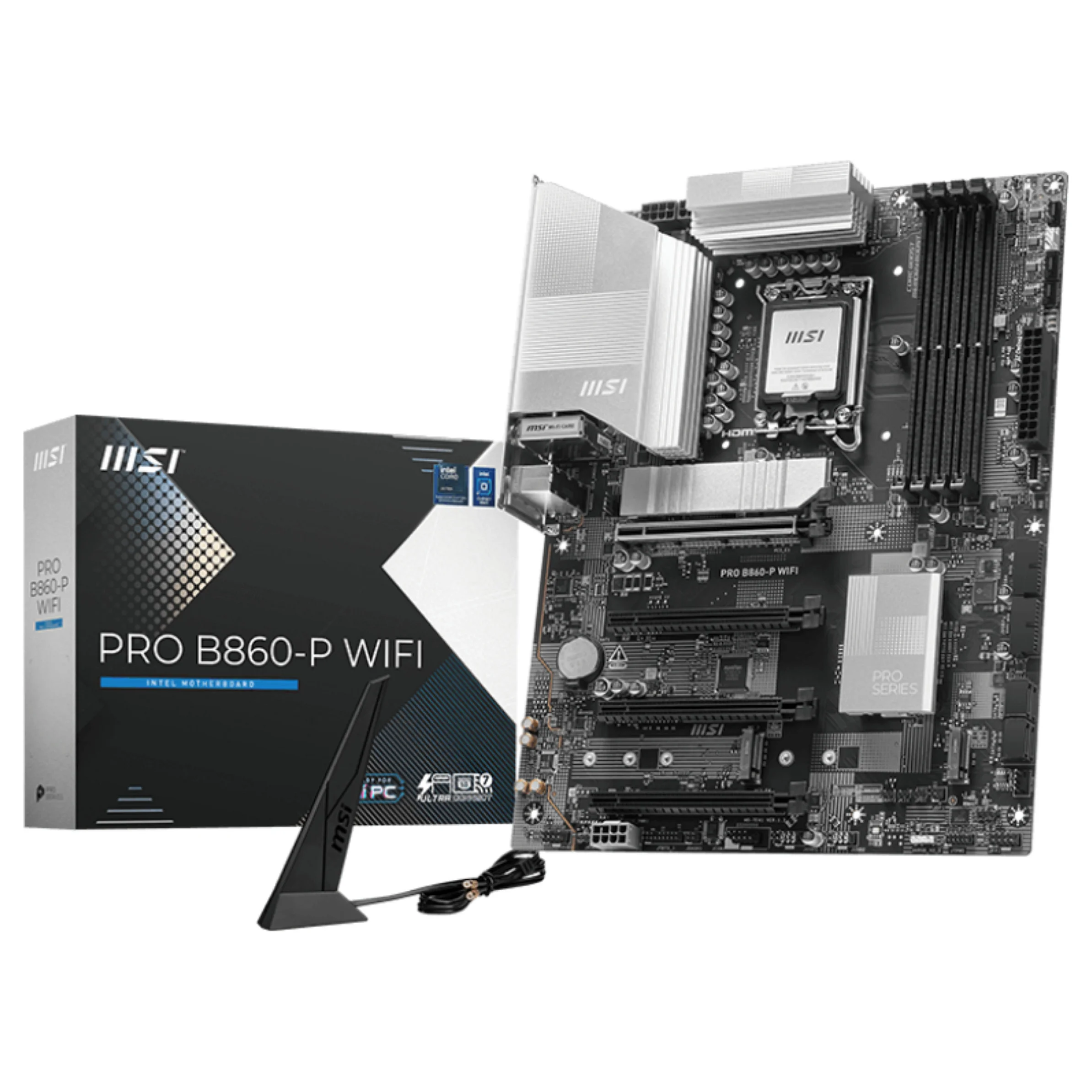 MSI PRO B860 P WIFI Motherboard Intel B860 LGA 1851  Socket V1  ATX PC-Zubehoer