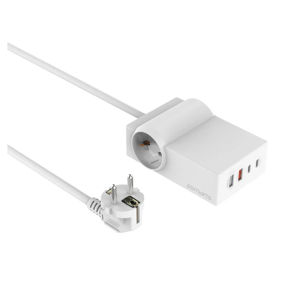 4SMARTS 6 in 1 Steckdosenleiste mit USB Home Office