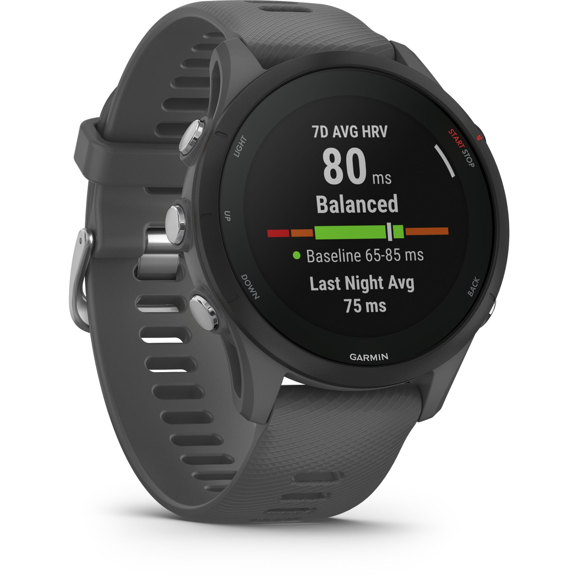Garmin Forerunner 255 schiefergrauschwarz Smartwatches & Fitnesstracker