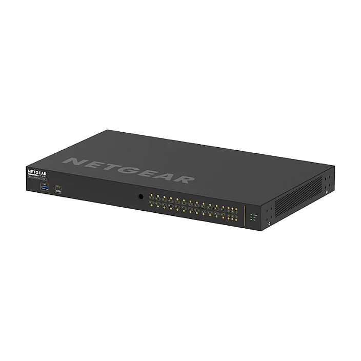 NETGEAR GSM4230P Managed L2 L3 Gigabit Ethernet  10 100 1000  Power over Ethernet  PoE  1U Schwarz Switches