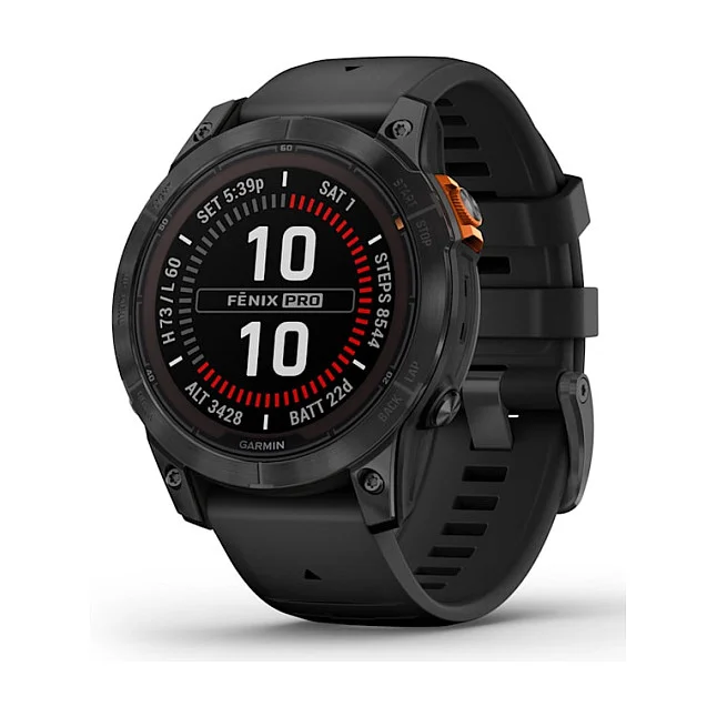 Garmin Fenix 7 Pro Solar  47mm  black grey Smartwatches & Fitnesstracker