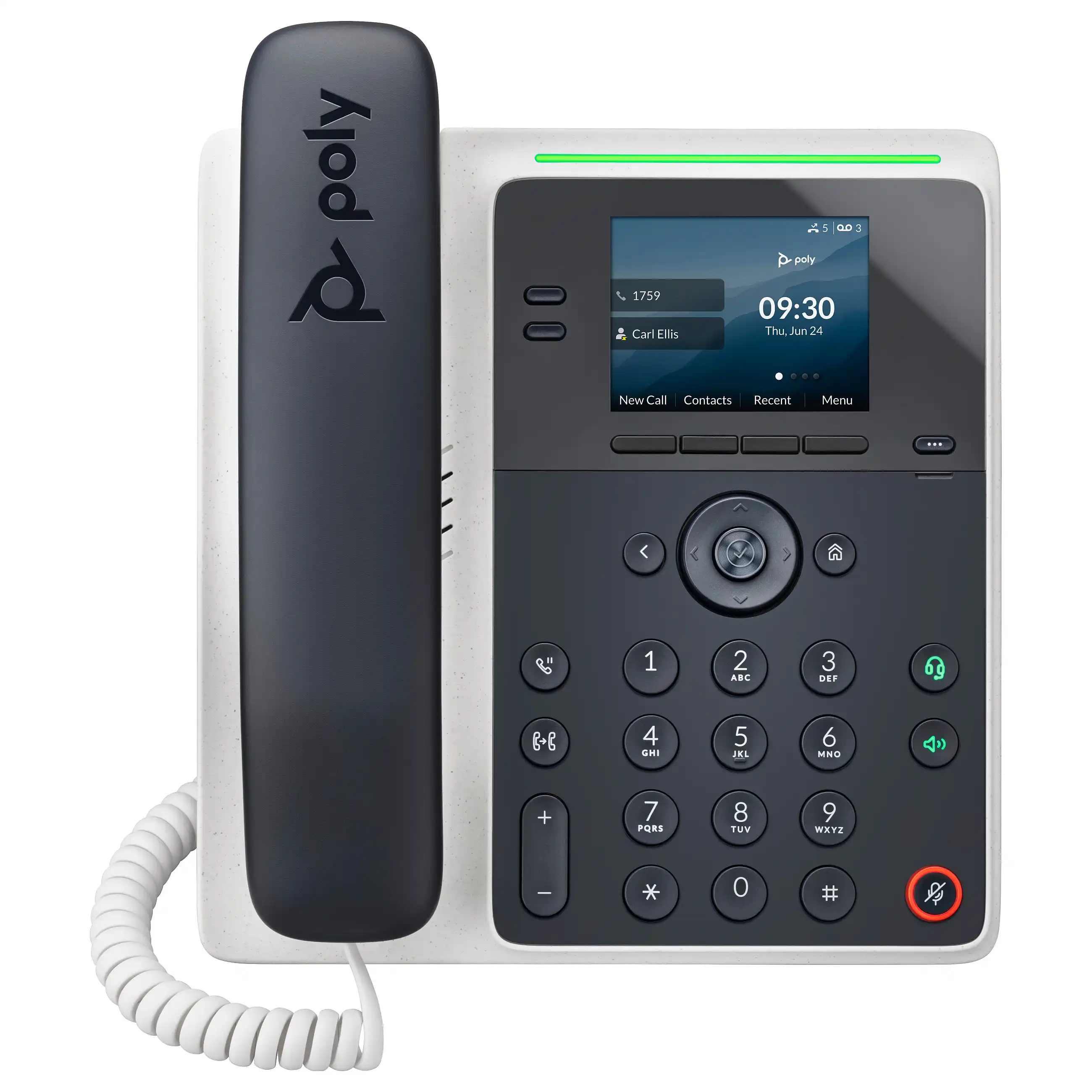 HP Poly Edge E100 IP Telefon und PoE faehig Netzwerk
