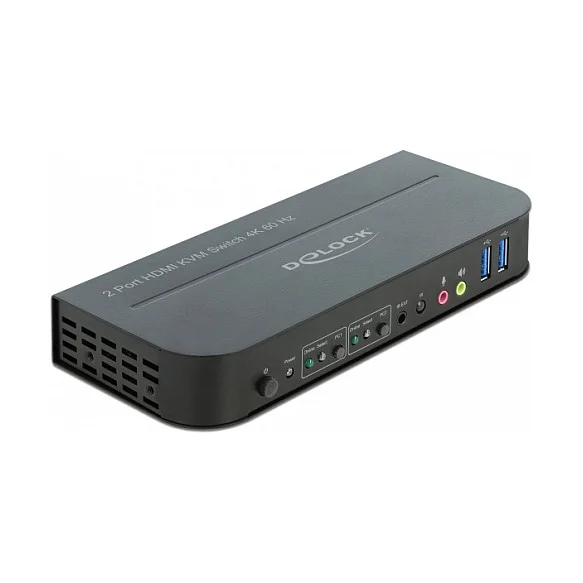 DeLOCK hdmi kvm switch 4k 60hz mit usb 3 0 und audio PC-Zubehör