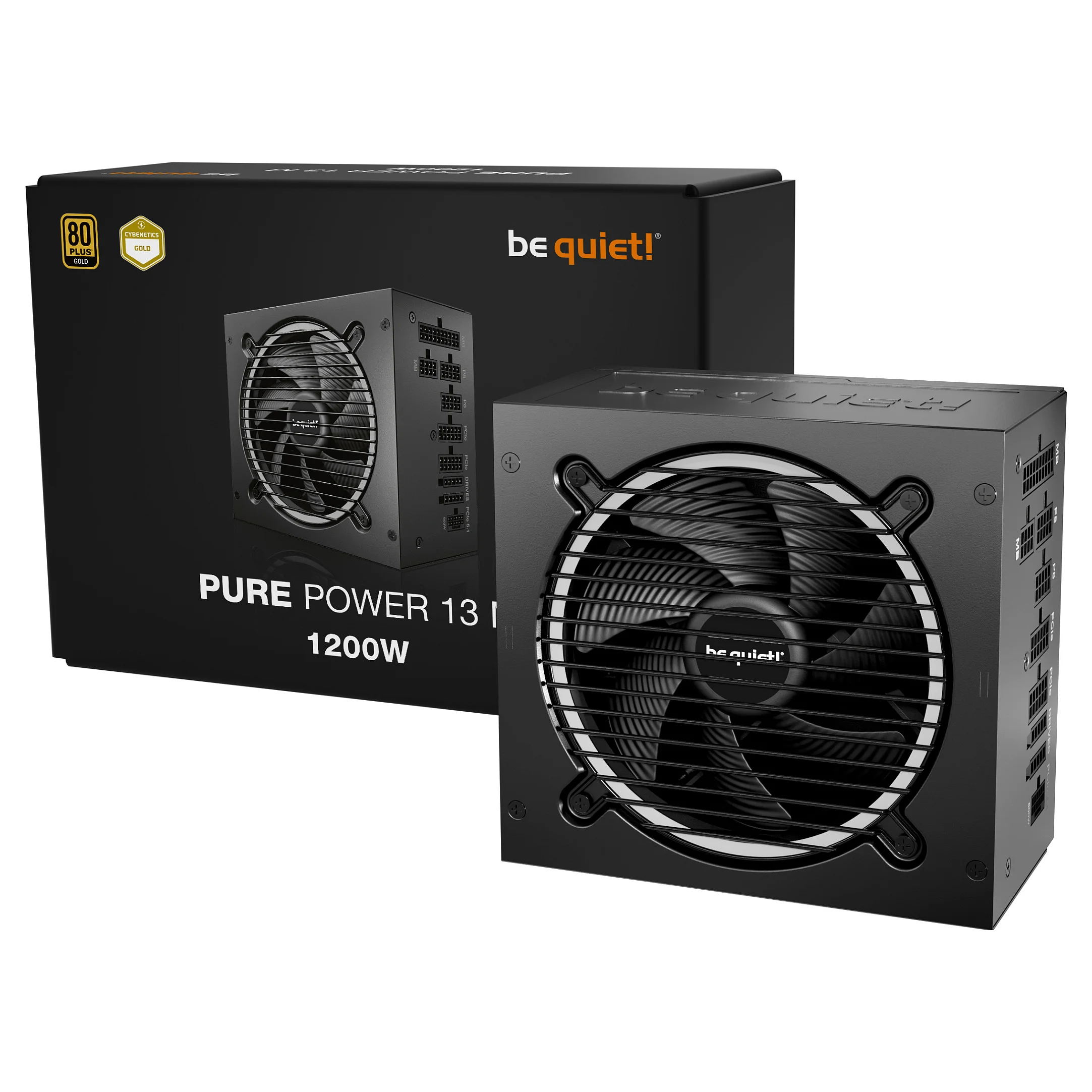 be quiet  Pure Power 13 M   1200W Netzteil 20 4 pin ATX ATX Schwarz PC-Komponenten
