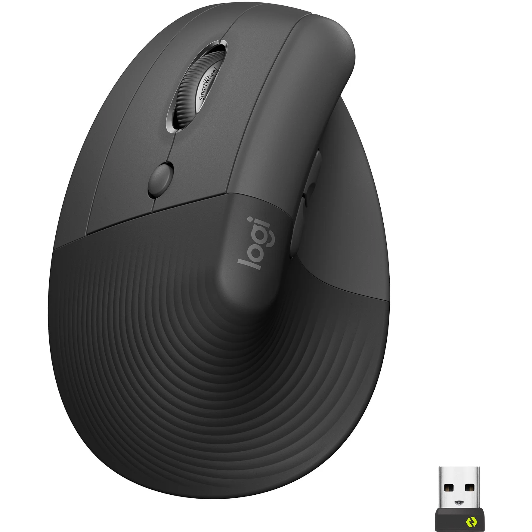 Logitech Lift Vertical Ergonomic Mouse   Vertikal fuer Linkshaender Tastaturen & Maeuse