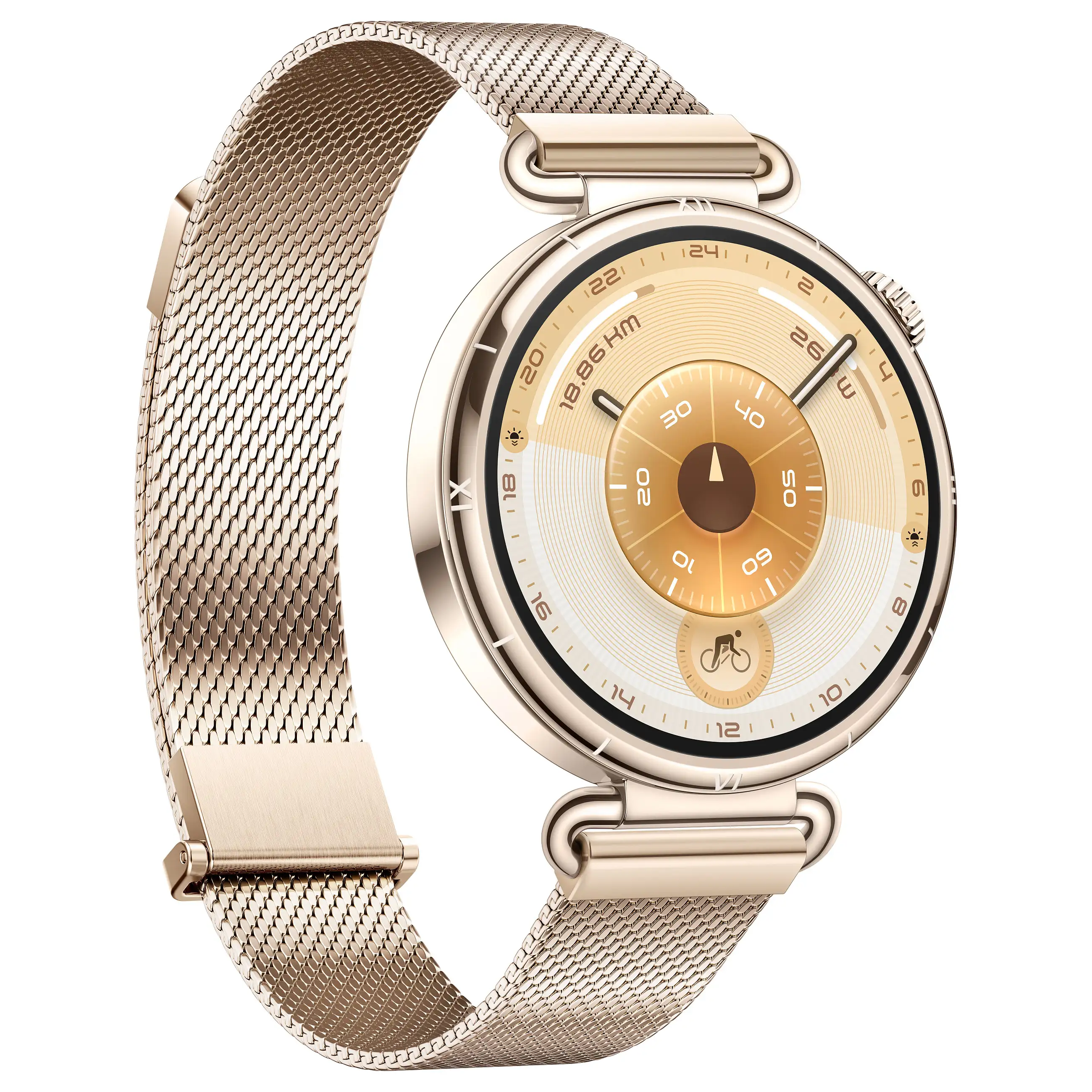 HUAWEI watch gt6 41mm  konsu b19m   gold milanese strap Smartwatches & Fitnesstracker