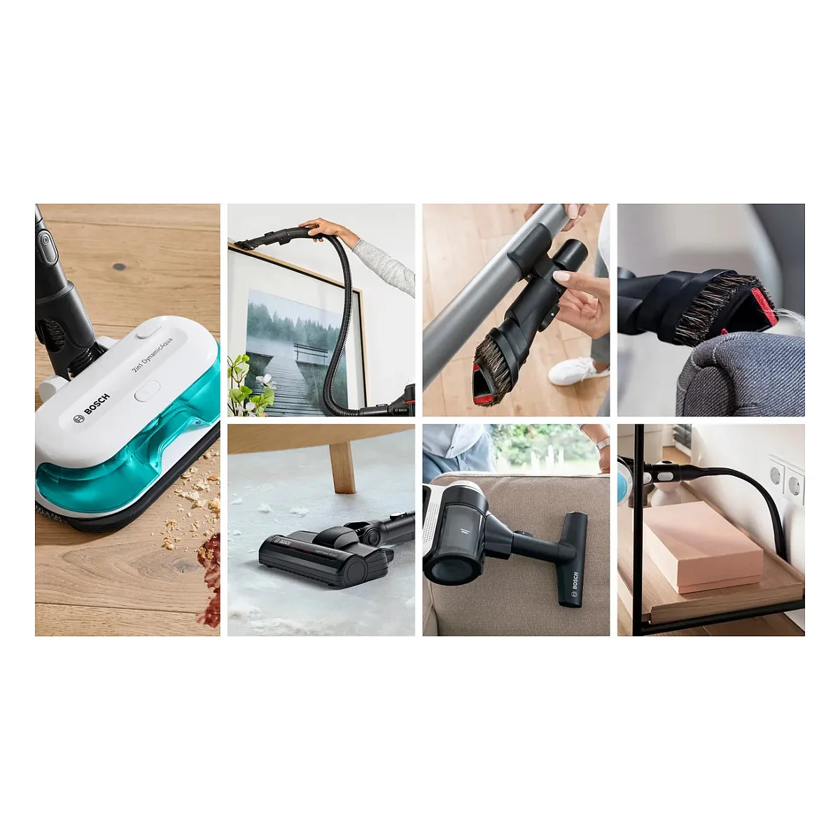 Bosch BSS712XHYG Stabstaubsauger Elektrischer Besen 2 in 1 Stabstaubsauger Akku Trocken HEPA Beutellos 0 3 l Aqua Farbe  Schwarz  Silber  Weiss 2 5 Ah Staubsauger & Reiniger