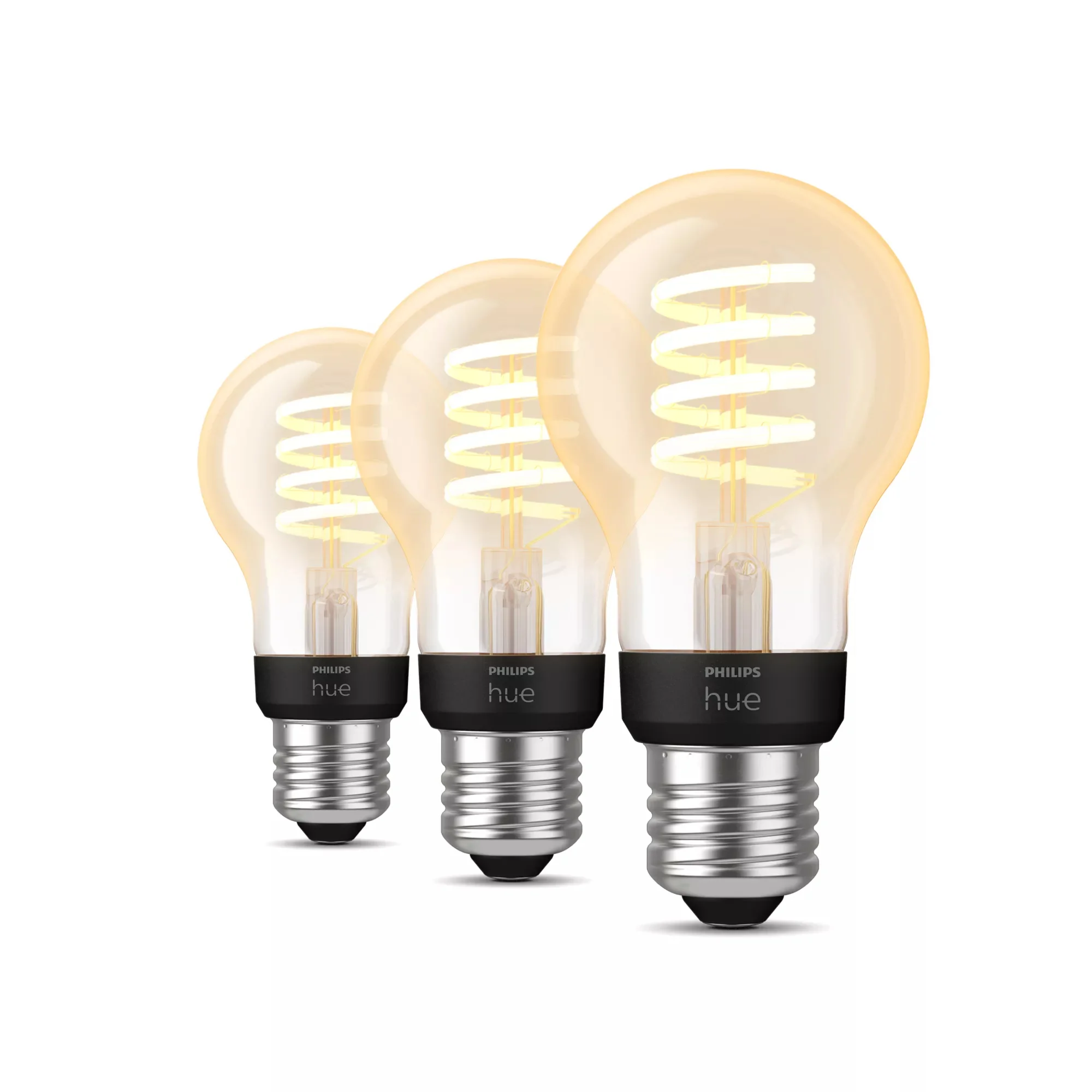 Philips E27   Filament Lampe A60 Dreierpack   550 Leuchtmittel