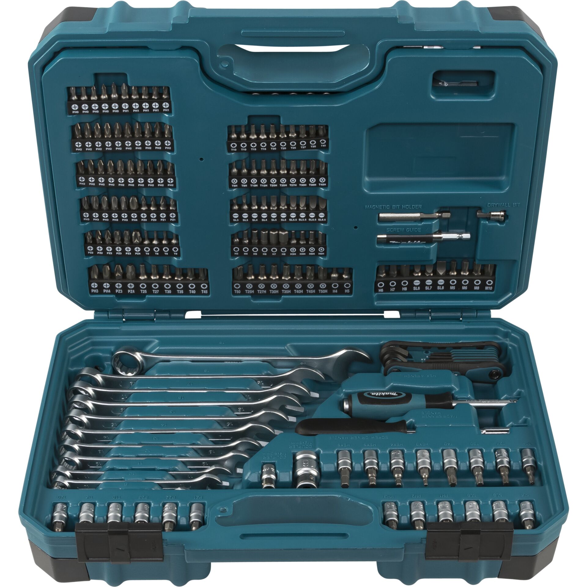 Makita E 10883 Werkzeugkoffer bestueckt Werkzeugsets