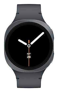 Samsung Galaxy Watch 8 3 3 cm  1 3   AMOLED 40 mm Digital 438 x 438 Pixel Touchscreen Graphit WLAN GPS Smartwatches & Fitnesstracker