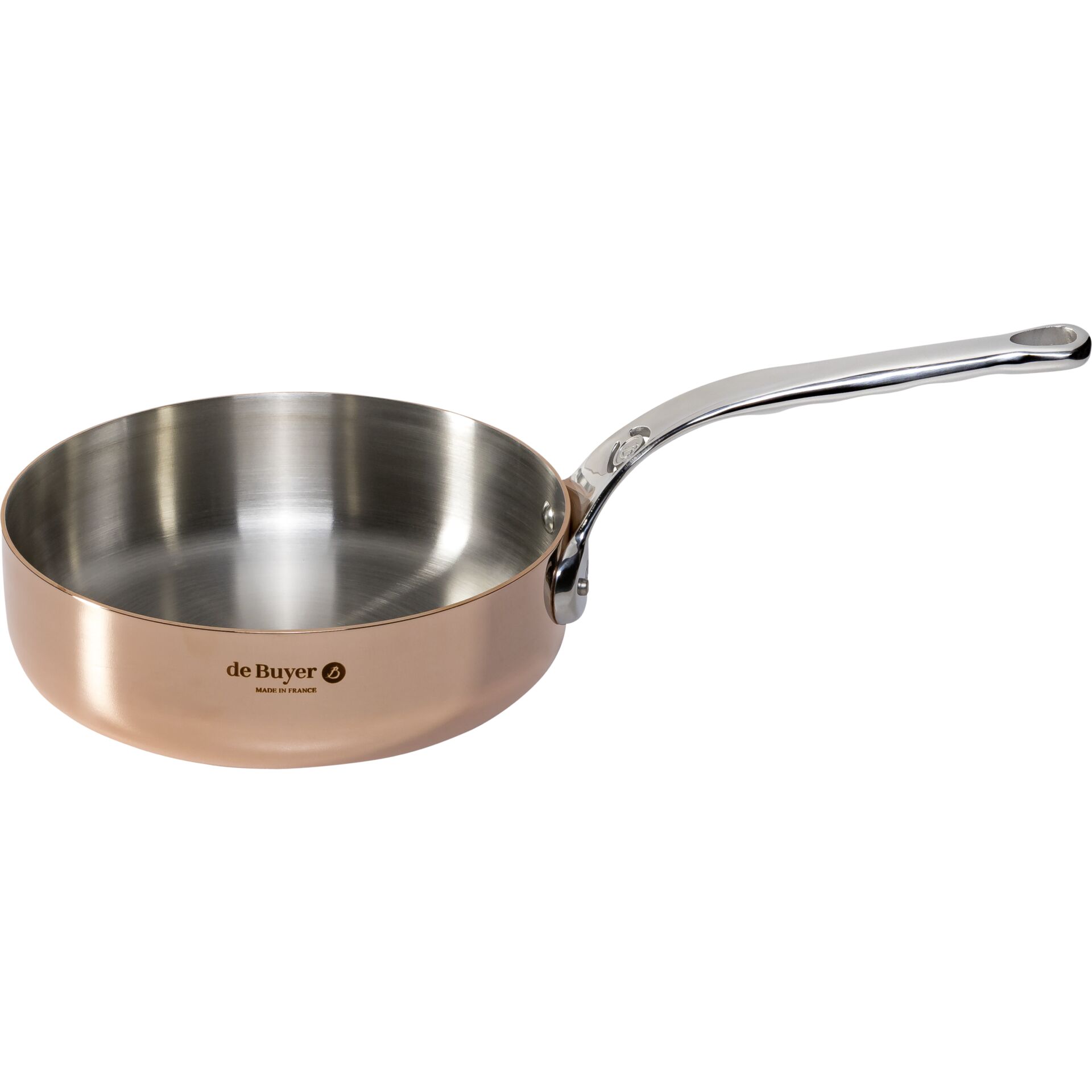 De Buyer Prima Matera Sauteuse Kupfer Edels  20cm gerade ind  Pfannen & Toepfe