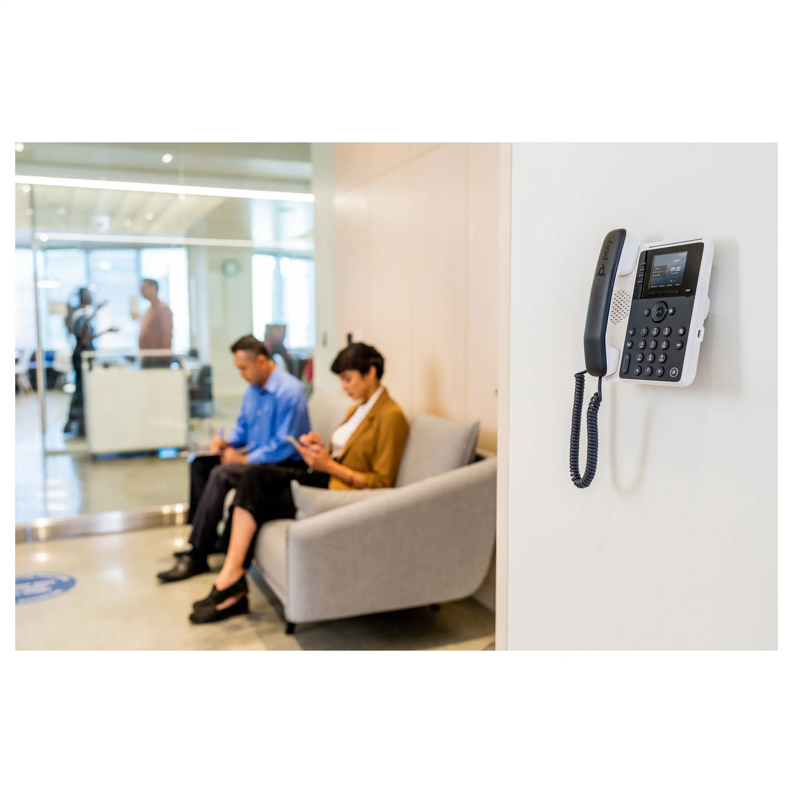 HP Poly Edge E100 IP Telefon und PoE faehig Netzwerk