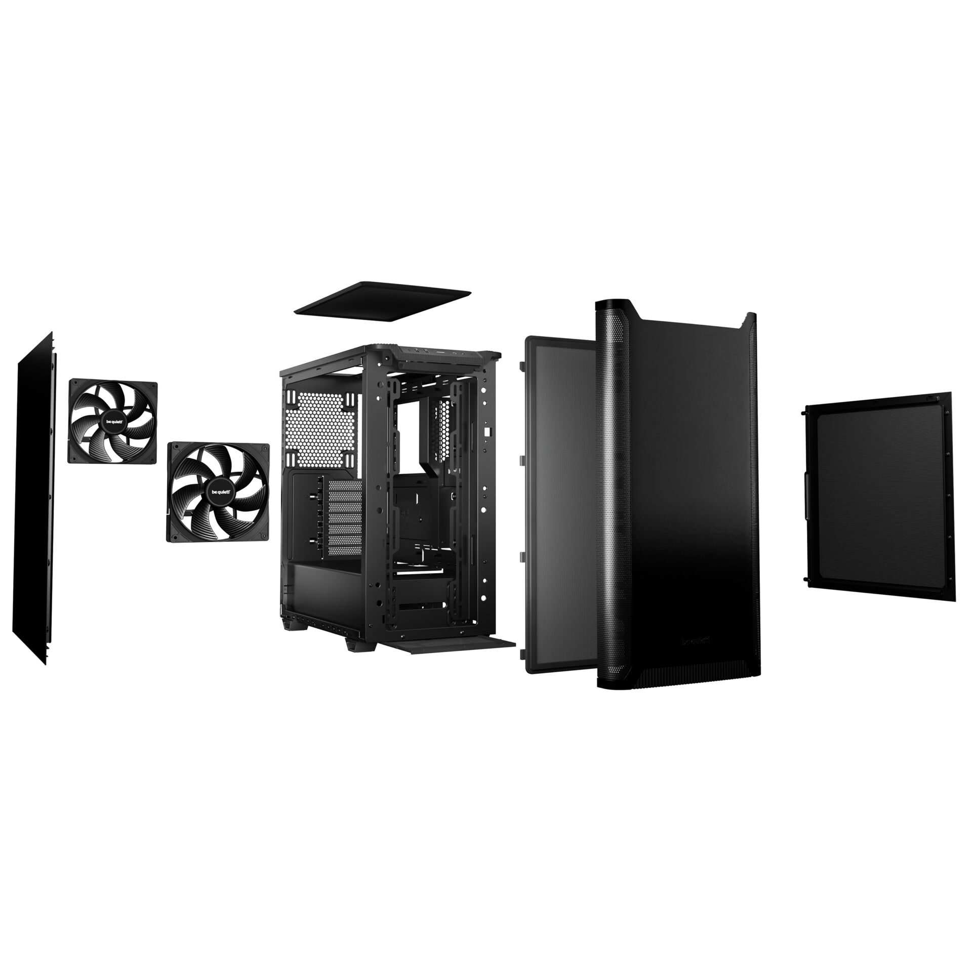 be quiet  PURE BASE 501 Black Midi Tower Schwarz PC-Komponenten