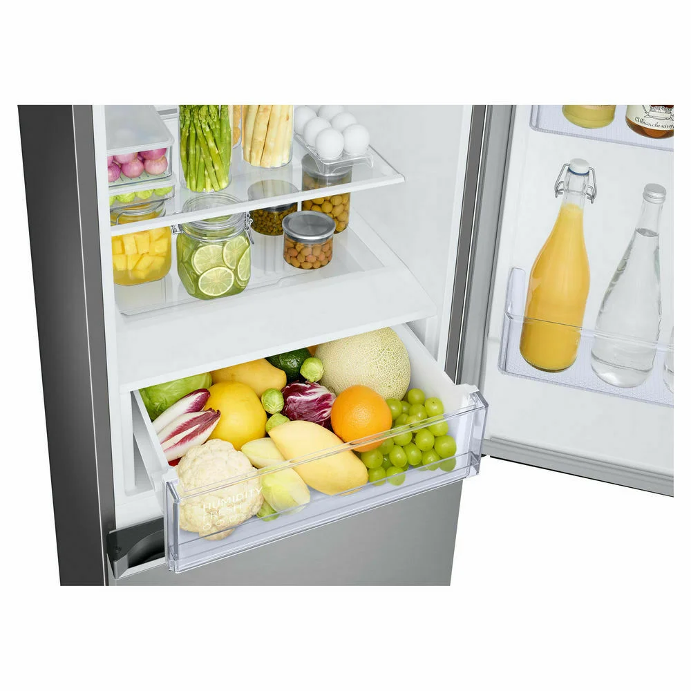 Samsung RB7300  Kuehl  Gefrierkombination  185 cm  C   344    Edelstahl Look Kuechengrossgeraete