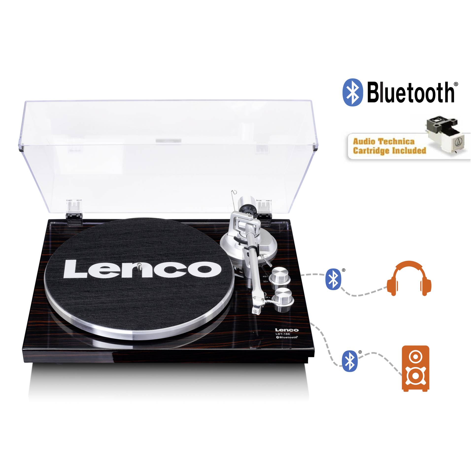 Lenco LBT 188 Walnut Video & Audio