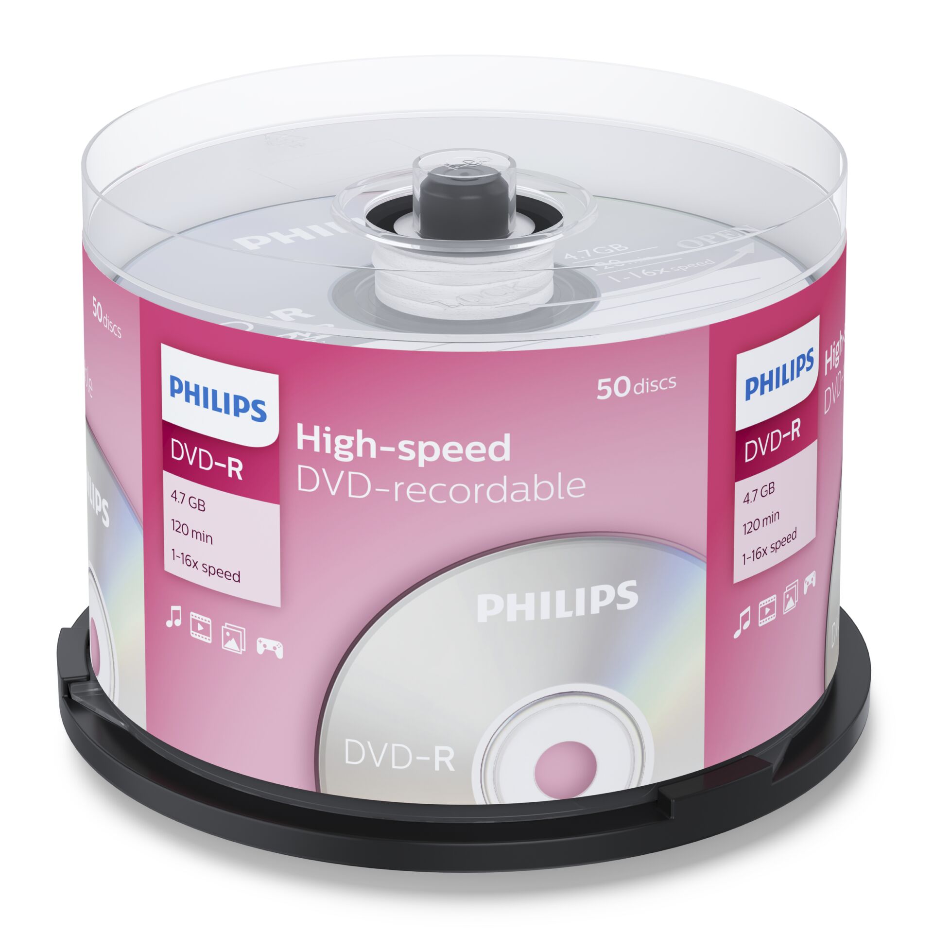 Philips DVD R DM4S6B50F 00 Speichermedien