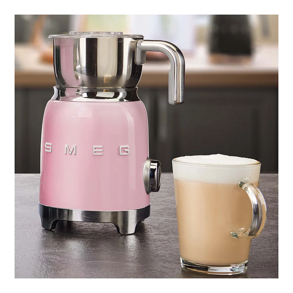 SMEG milchaufschaeumer 50 s style pink Kuechenkleingeraete