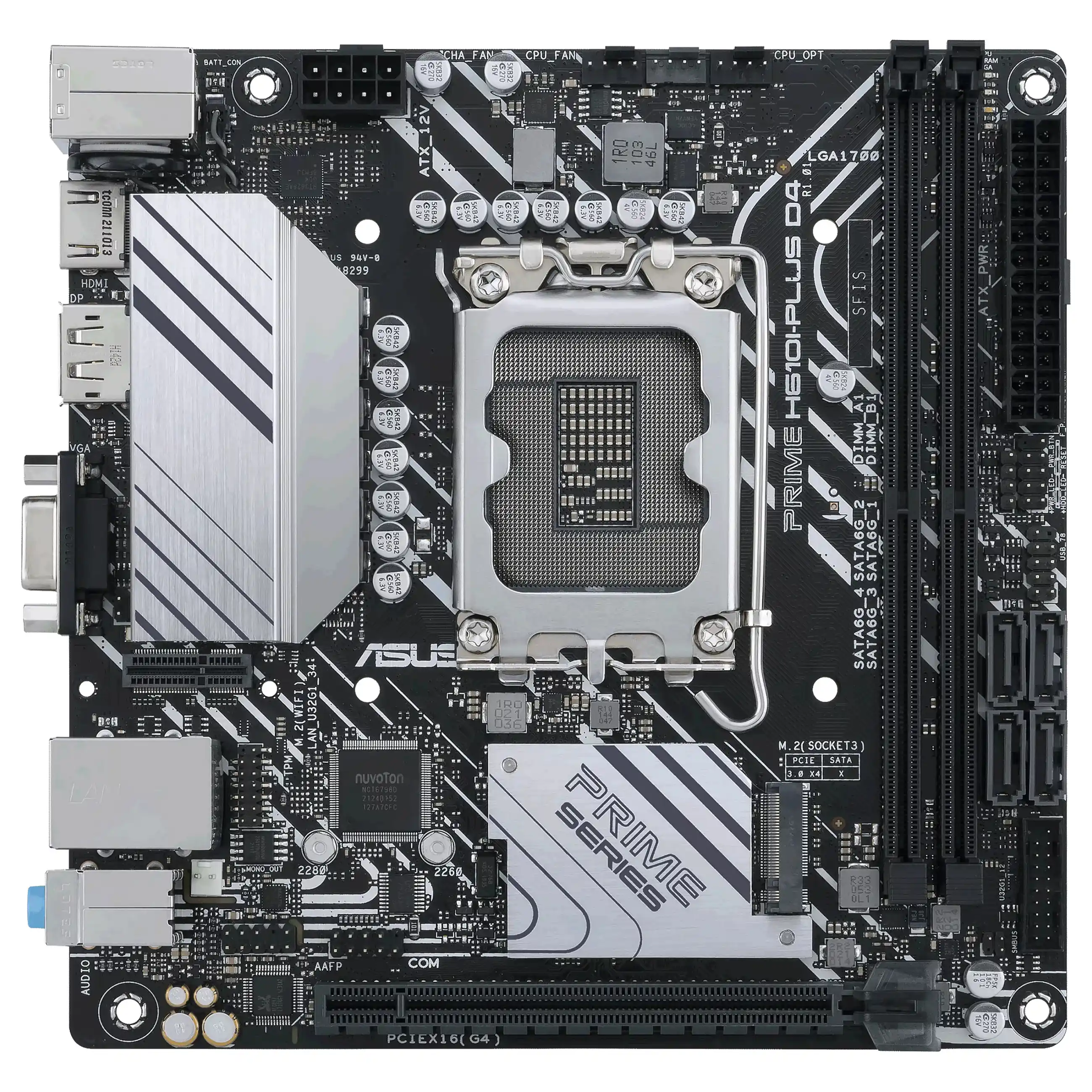 ASUS PRIME H610I PLUS D4 CSM Intel H610 LGA 1700 mini ITX PC-Zubehoer