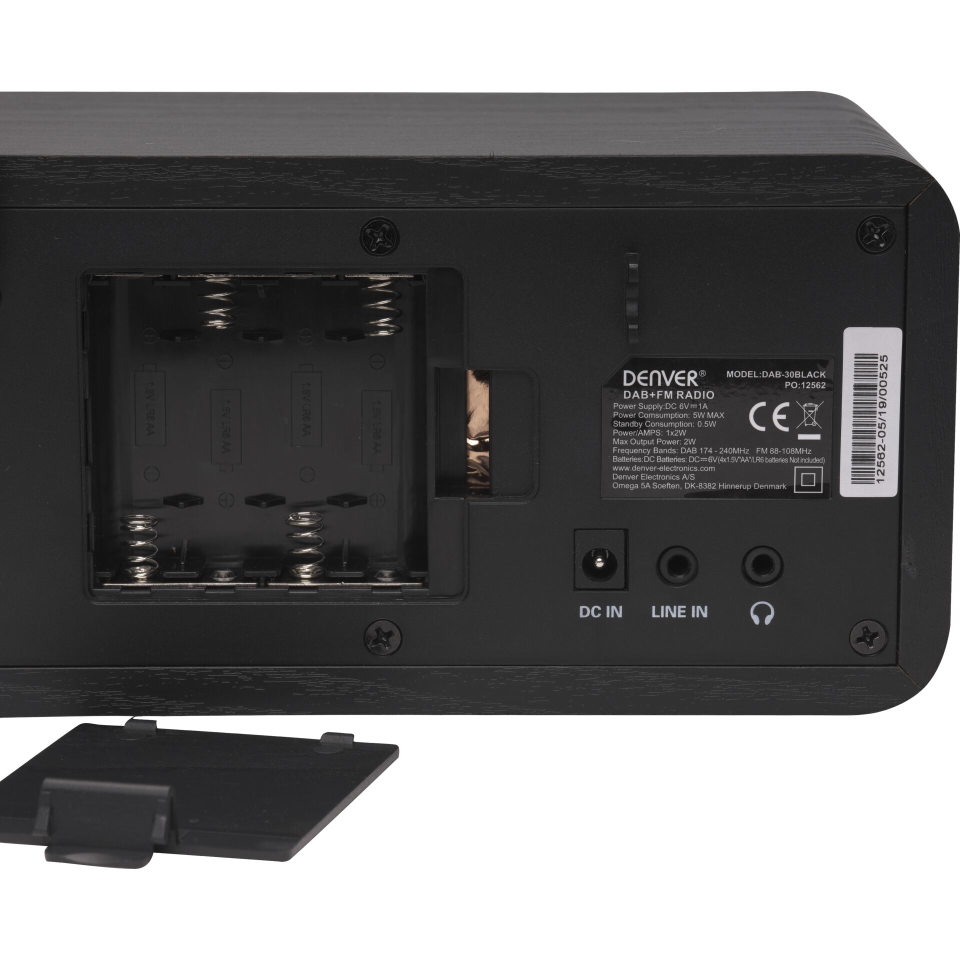 Denver DAB 30 Schwarz Video & Audio