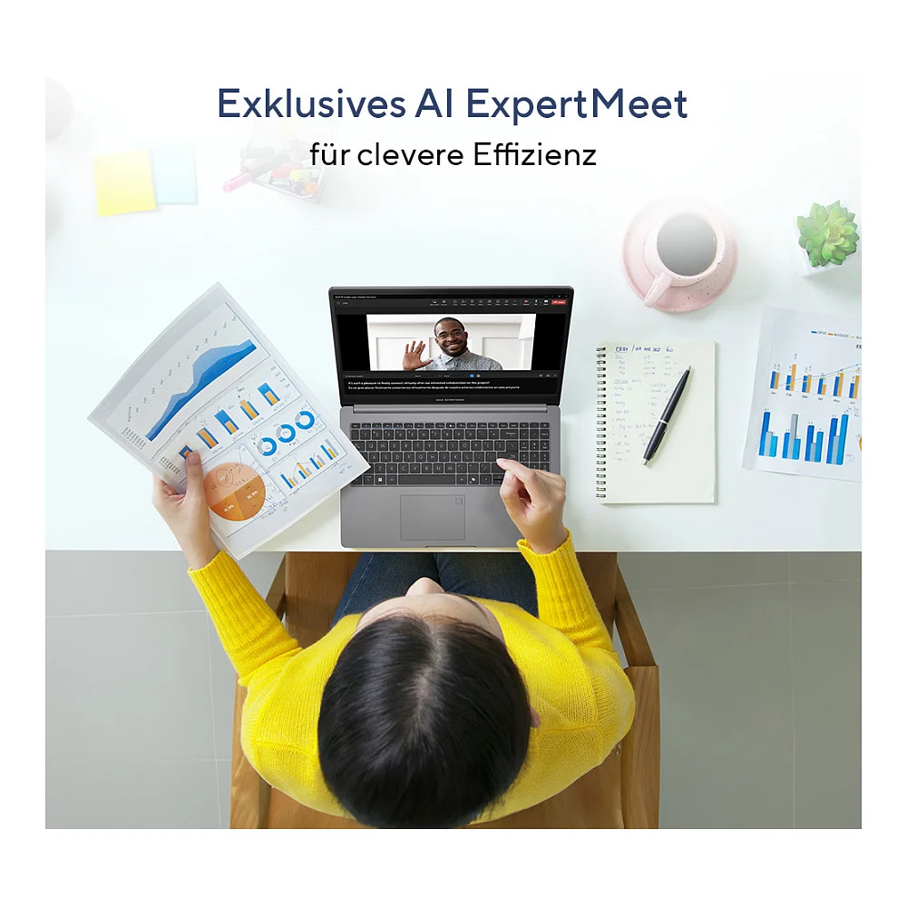 ASUS ExpertBook P1 P1503CVA S71299W Intel  Core  i5 i5 13420H Laptop 39 6 cm  15 6   Full HD 16 GB DDR5 SDRAM 512 GB SSD Wi Fi 6  802 11ax  Windows 11 Home Deutsch Grau Notebooks & E-Book Reader