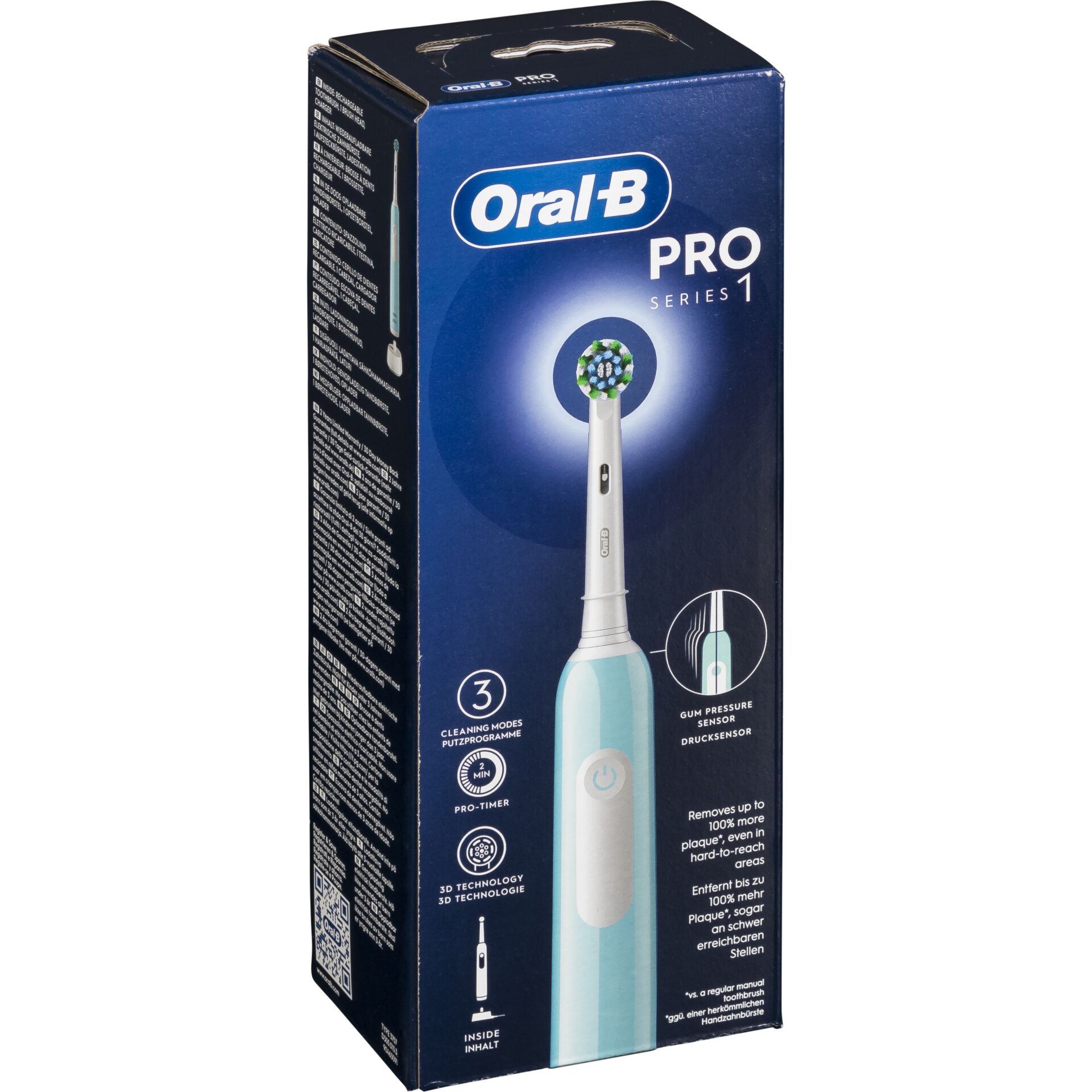 Oral B Pro 1 Cross Action Caribbean Blue Zahnpflege