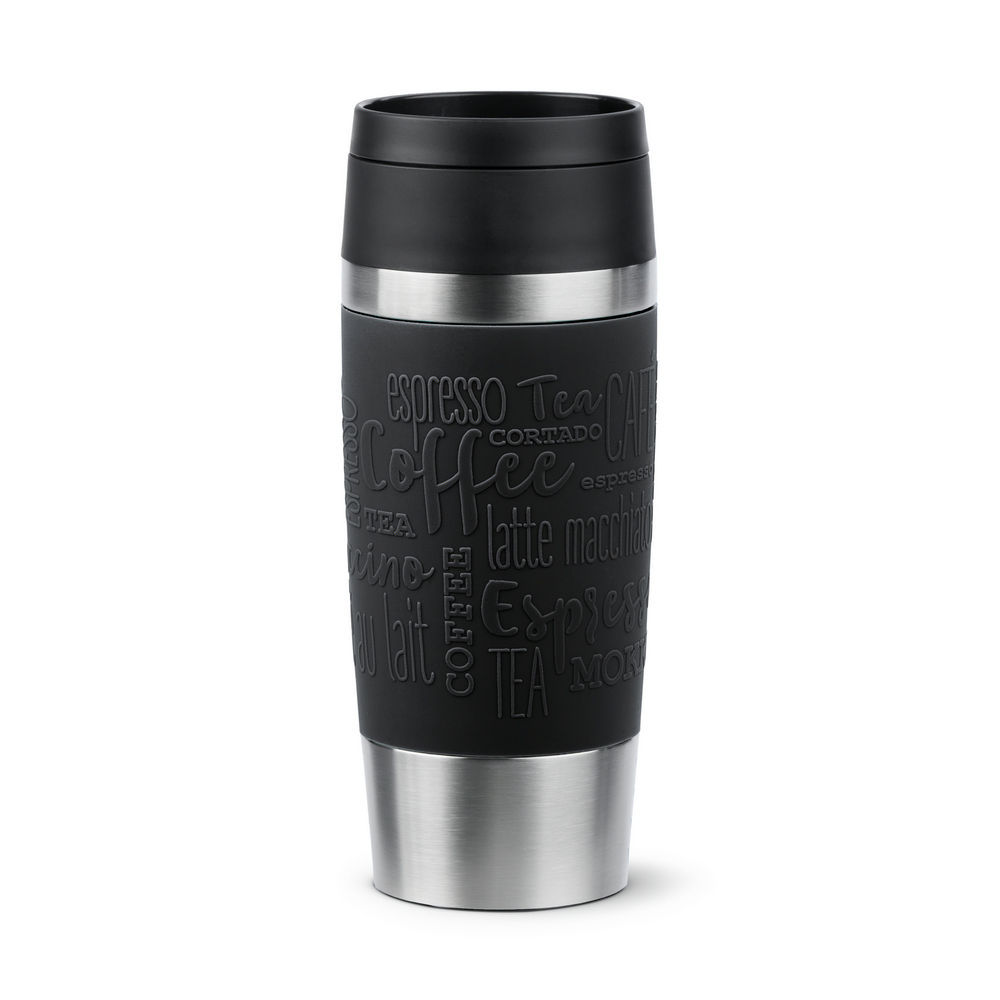 Emsa Isolierbecher Travel Mug  0 36 Liter  schwarz Zubehoer Kaffeemaschinen