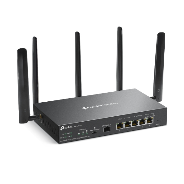 TP Link Omada ER706W 4G WLAN Router Gigabit Ethernet Dual Band  2 4 GHz 5 GHz  Schwarz Router Netzwerk