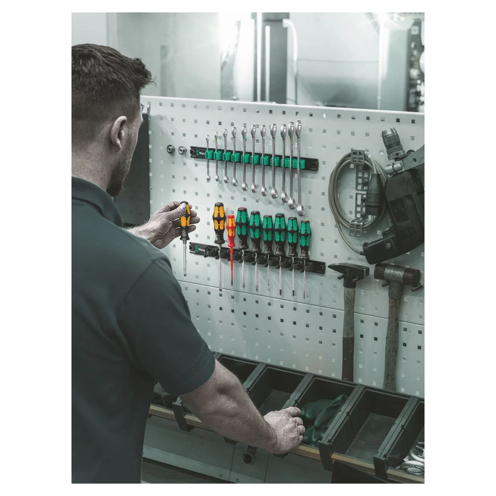Wera Schraubendreher Satz mit Magnetleiste Kraftform  9 teilig Schraubendreher & Zangen